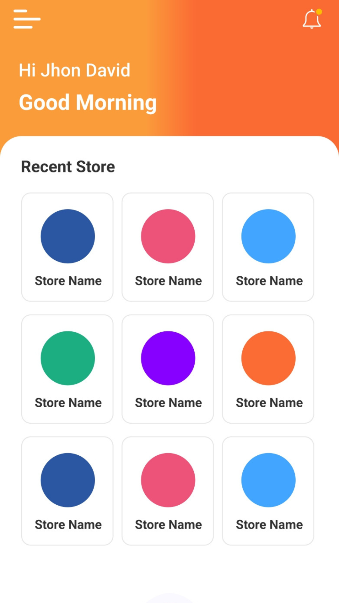Awomowa app stores dashboard